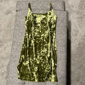 Green Forever21 dress